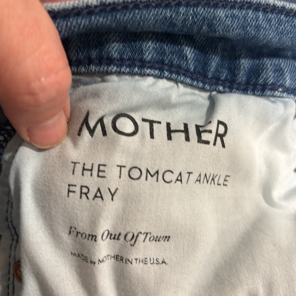 Mother The Tomcat ankle fray Jean size 25 - Picture 8 of 10